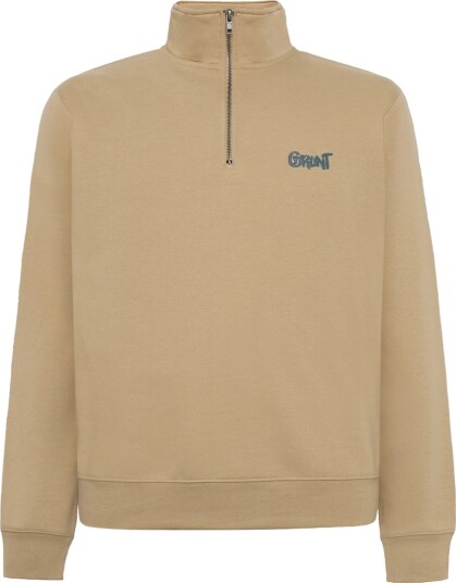 Grunt Collegegenser   GrVitto   Sand m. Mørkegrønn   Grunt   12 år 152   Collegegenser   Beige