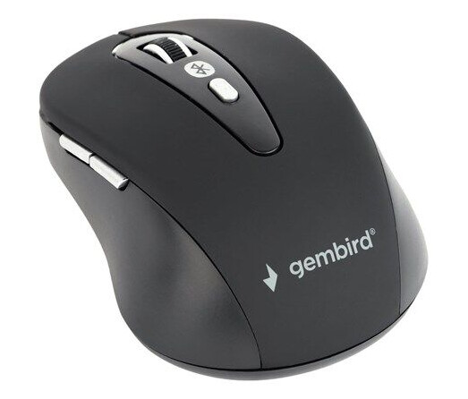 Gembird 6-knappers Trådløs Mus med Bluetooth 3.0 - Svart Gembird 6-knappers Trådløs Mus med Bluetooth 3.0 - Svart