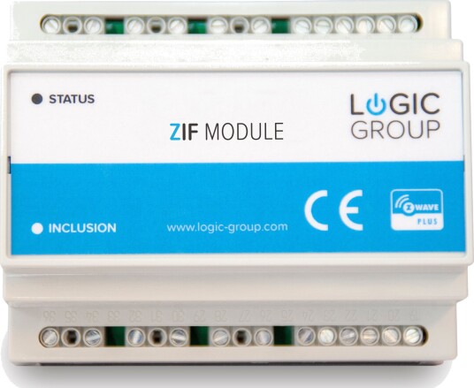 Zif5020 Din Skinne Intelligent Trådløs Smart Modul Til Styring / Automatik Af Fx Varmestyring Z Wave Zif5020 Din Skinne Intelligent Trådløs Smart Modul Til Styring / Automatik Af Fx Varmestyring Z Wave