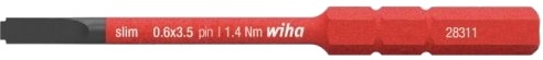 Wiha 44385, 1 Stykker, 1/4", 3.5 Mm