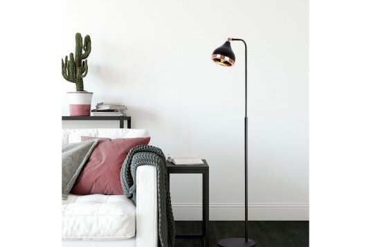 Gulvlampe Soodx Svart / Kobber Kobber/Svart
