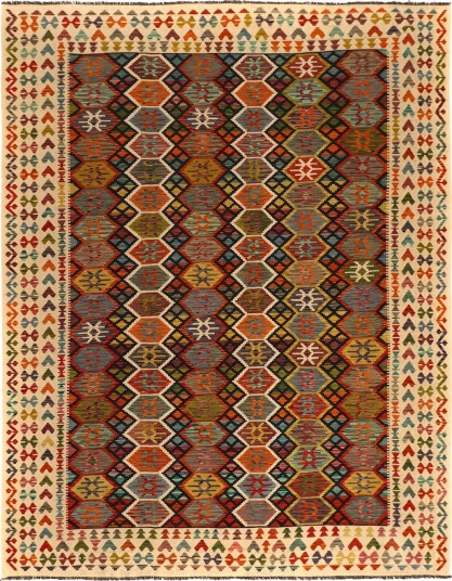 Orientalsk kelimteppe 383 x 300 cm Størrelse: 383 x 300 cm