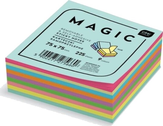 Interprint Magic Cube Selvklebende Sedler 75X75mm 225K