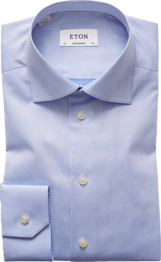 Eton Herre Skjorter Blå 2XL,
