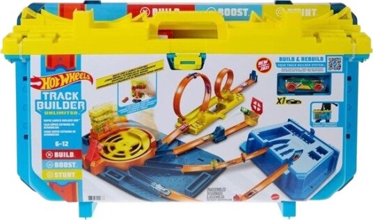 Hot Wheels Track Builder Unlimited Rapid Launch Builder Box For Kids 6 Years & Up Hot Wheels Track Builder Unlimited Rapid Launch Builder Box For Kids 6 Years & Up