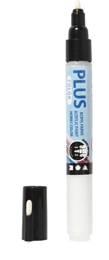 Creativ Company Plus Color tusj Hvit 1 stk