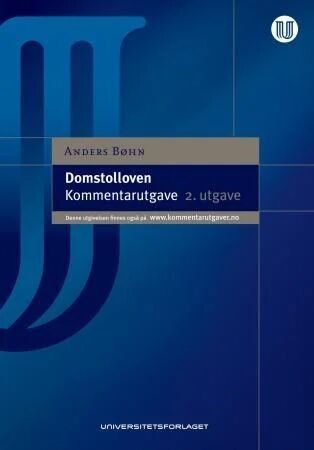 Domstolloven Av Anders Bøhn