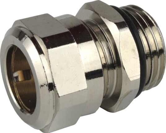 Tece Nikkelbelagt Klemrør/Presskobling Plugg Type Quetsch 15 Mm Cu X R 1/2" 740134