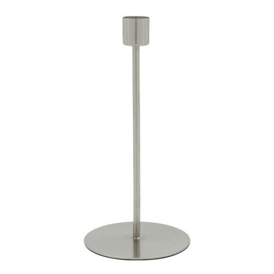House Doctor Anit Lysestake i Sølvfinish 9,5x20 cm House Doctor Anit Lysestake i Sølvfinish 9,5x20 cm