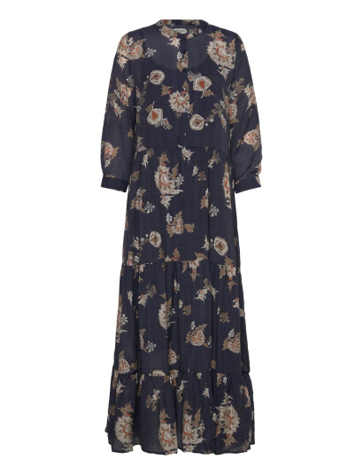 Lollys Laundry Neell Maxi Dress Ls - Navy - XS Lollys Laundry Neell Maxi Dress Ls - Navy - XS