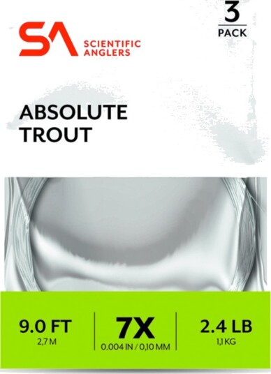 Scientific Anglers SA Absolute Trout Leader 3-Pack Scientific Anglers SA Absolute Trout Leader 3-Pack