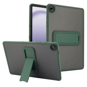 Samsung Galaxy Tab A9+ Støtsikkert hybrid deksel med kickstand Grønn