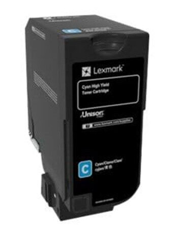 Lexmark CX725 TONER CARTRIDGE CYAN - Laser toner Blå