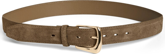 Pieces Pcannie Suede Jeans Belt   Khaki green   95