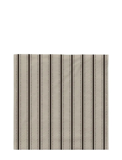 Broste Copenhagen Dolly Paper Napkin   Brown   L33CM