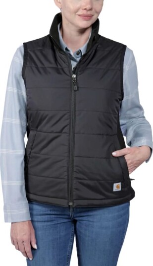 Carhartt Women's Relaxed Fit Lightweight Insulated Vest S , Black Carhartt Women's Relaxed Fit Lightweight Insulated Vest S , Black