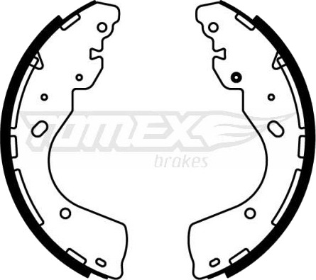 Bremsesko sett TOMEX brakes TX 22 66