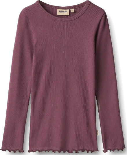 Wheat T Shirt L/S Ida Purple 128 Wheat T Shirt L/S Ida Purple 128