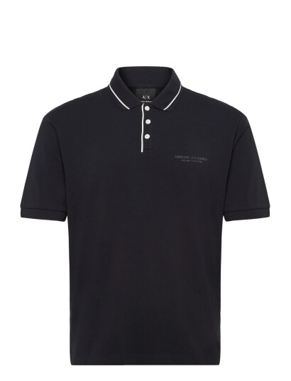Armani Exchange Polo Shirt - Black - S Armani Exchange Polo Shirt - Black - S