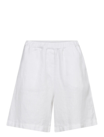 MOS MOSH Mmemmie Linen Bermuda Shorts - White - L
