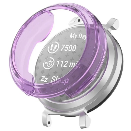 INCOVER Garmin Lily 2 / Lily 2 Classic Fleksibelt TPU Plast Deksel – Lilla