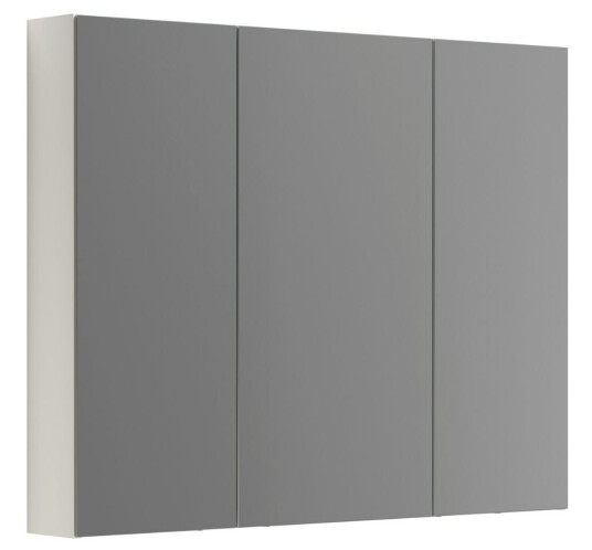 Dansani Inzo Style Speilskap 3 Dører B100-120xh80xd15cm Hvit Matt / 100cm