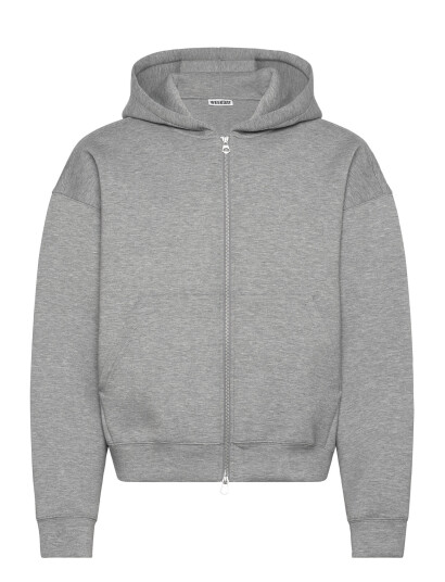 Weekday Simon Scuba Zip Hoodie - Grey - XL