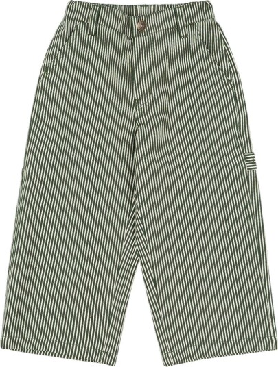 Konges Sløjd Bukser   Denim   Luc   Milk Verte Stripe   Konges Sløjd   5 år (110)   Bukser   bomull Armygrønn Grønn Hvit