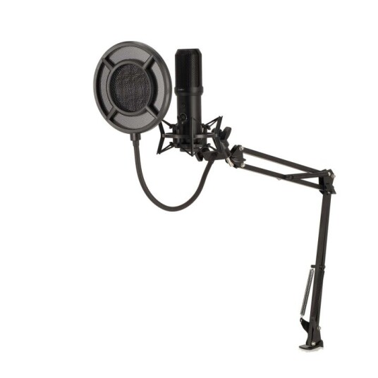 Nedis USB Streaming og Spillmikrofon med POP-filter for Notisbok/Skrivebord Nedis USB Streaming og Spillmikrofon med POP-filter for Notisbok/Skrivebord