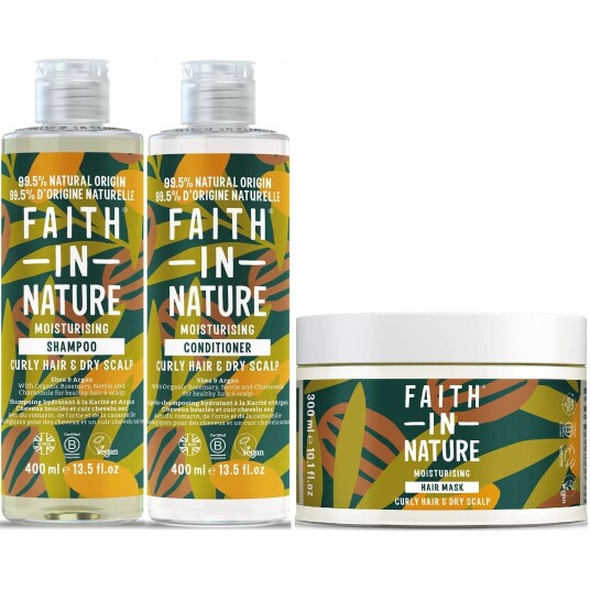 Faith In Nature Bundle Shea & Argan Shampoo 400 ml & Conditioner 400 m