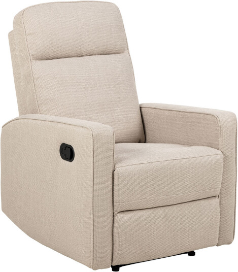 Asila lenestol recliner med fotstøtte beige.