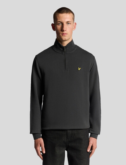 Lyle & Scott Loopback Quarter Zip Sweat - Grey - XXL