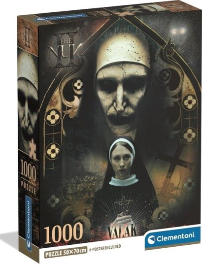 Clementoni Puzzle The Nun Horror Movies 1000 pieces 2D Puslespill