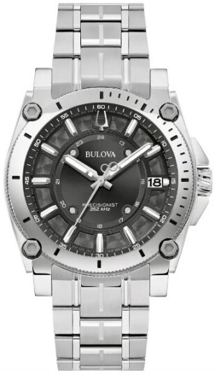 Bulova Herreklokke 96B417 Precisionist Sort/Stål Ø40 mm Bulova Herreklokke 96B417 Precisionist Sort/Stål Ø40 mm