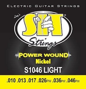 SIT Powerwound Nickel Light S1046  Elektrisk gitar strenger