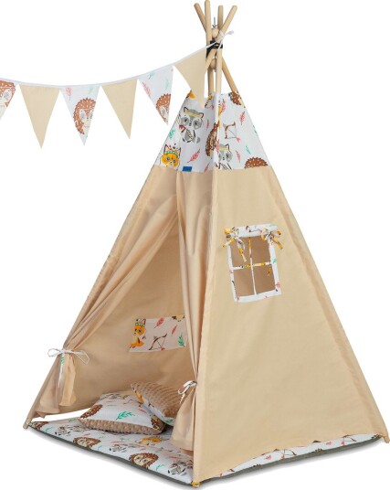 Toyz Apache Tipi Leketelt - 104x104x164 cm, Fra 3 År - Beige