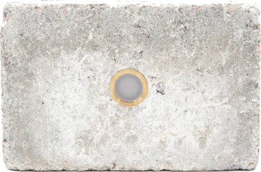 Lampe By Juhl holmegaard stein med Cosmos messing spotlights 14x21x5,5 cm grå