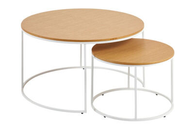 Kave Home Sidebord Yoana, sett med 2 1715091-01-0
