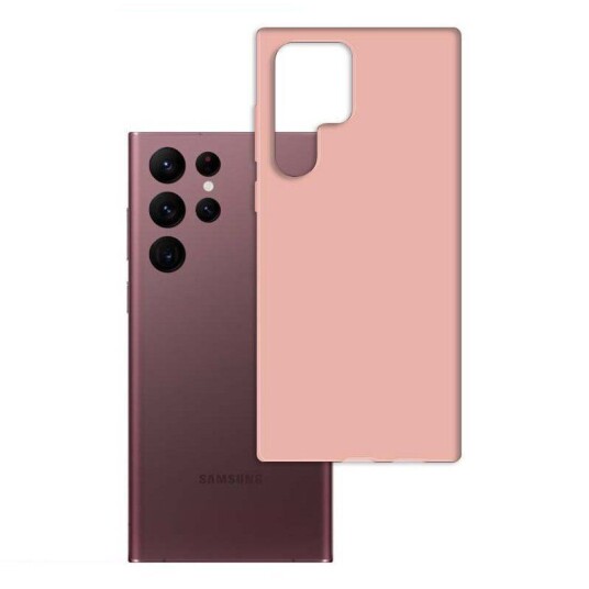 3MK Samsung Galaxy S23 Ultra 3mk TPU Bakdeksel - Rosa 3MK Samsung Galaxy S23 Ultra 3mk TPU Bakdeksel - Rosa