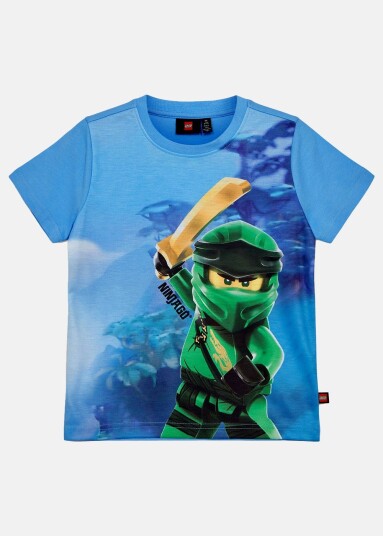 Lego Lwtano 106 - T-Shirt S/S Middle Blue 128 T-Shirts