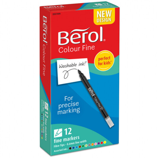 Berol Colour Fine Tip 12-pakke Berol Colour Fine Tip 12-pakke