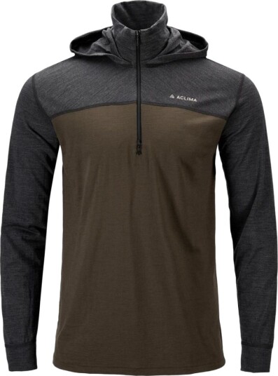 Aclima Men's LightWool 180 Hoodie Tarmac/Marengo XL, Tarmac / Marengo Aclima Men's LightWool 180 Hoodie Tarmac/Marengo XL, Tarmac / Marengo