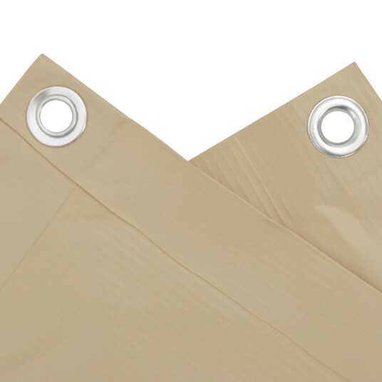 vidaXL Balkongskjerm Beige 120x300 cm oxfordstoff
