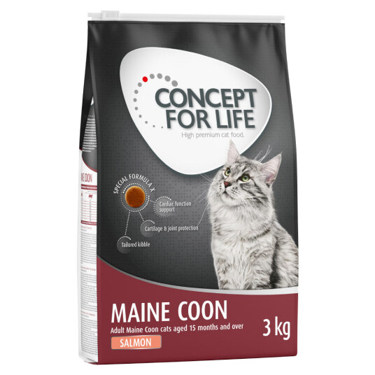 Concept For Life Maine Coon Adult Laks – Kornfri Oppskrift !  3 kg