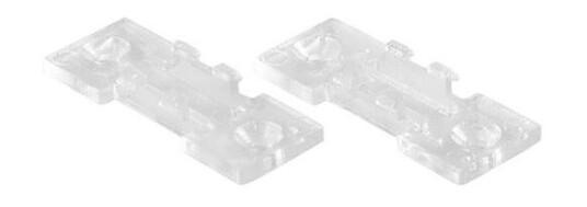Hide-a-Lite 7550658 Klips til aluminiumprofiler, 2-pakk