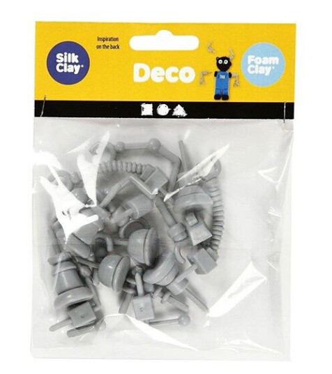 Creativ Company Robot Parts Grå 19st.