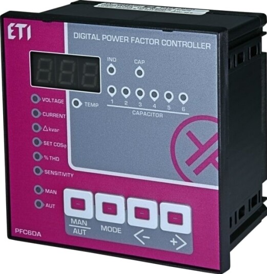 Eti Polam Effektfaktorkontroller CosFi 6 Trinns Cp Pfc 6 Da 004656570