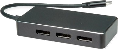 Value 12.99.1032, 0,19 M, Usb Type-C, 3 X Displayport, Hankjønn, Hunkjønn, Rett
