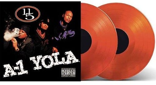 11/5  A1 Yola  Orange Swirl  LP/Vinyl