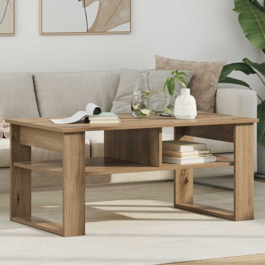 Kaffebord Artisan Eik 96 x 54 x 44 cm Konstruert tre